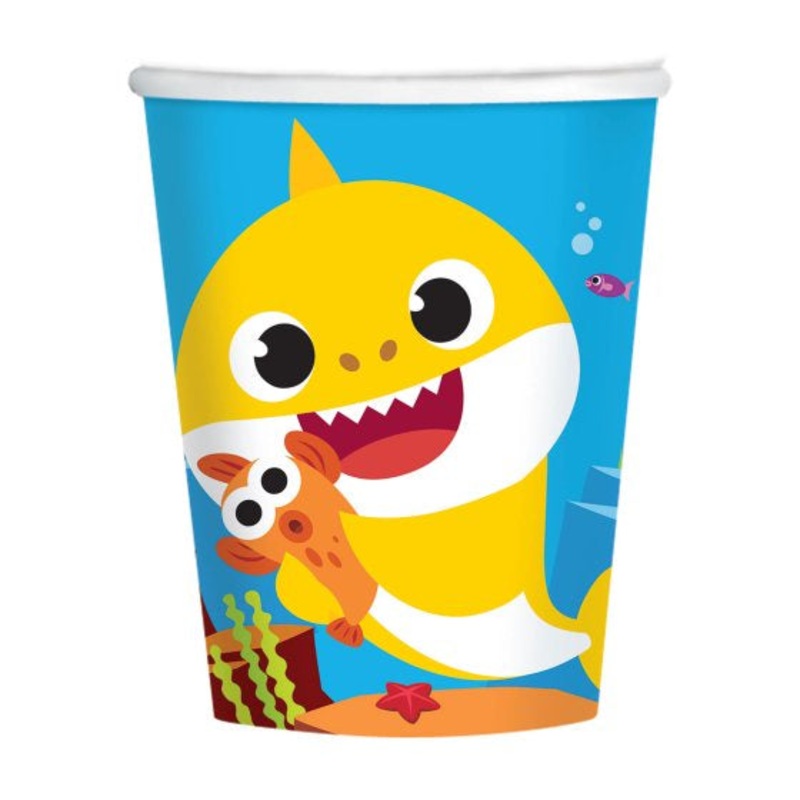 Baby Shark Paper Cups 8pk