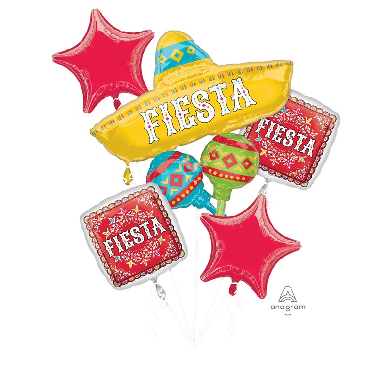 Fiesta Large Balloon Bouquet