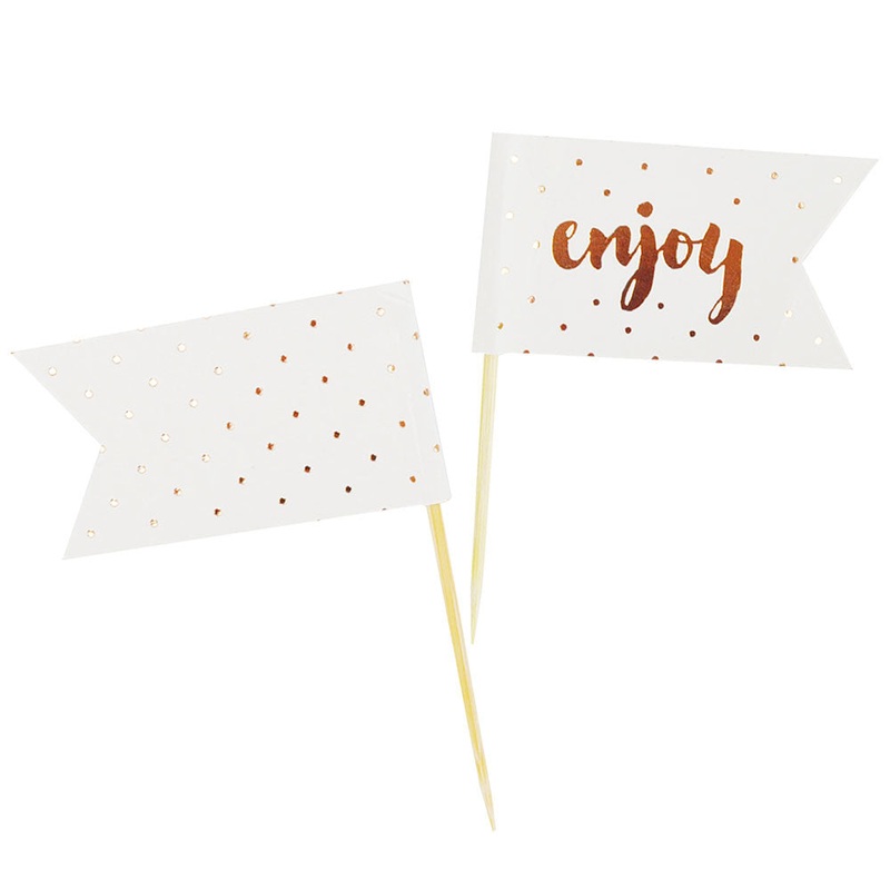 Rose Gold Picks - Enjoy Pk12