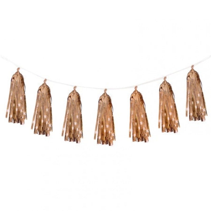Rose Gold Tassel Garland | 3M
