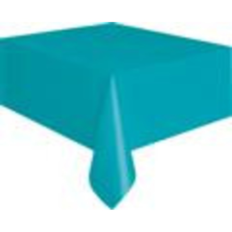 Teal Plastic Tablecover
