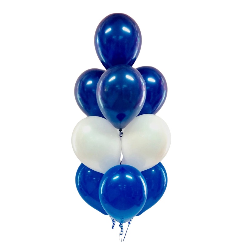 10 Balloon Floor Bouquet - Choose your colours
