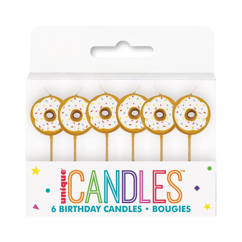 Donut Pick Candles 6pk
