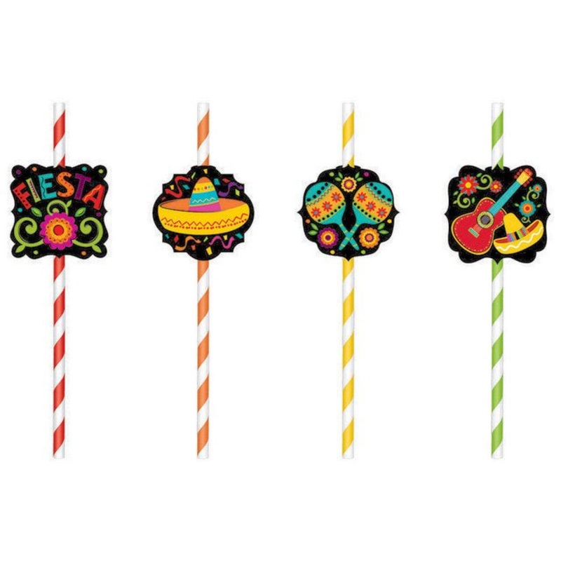 Fiesta Straws With add on's
