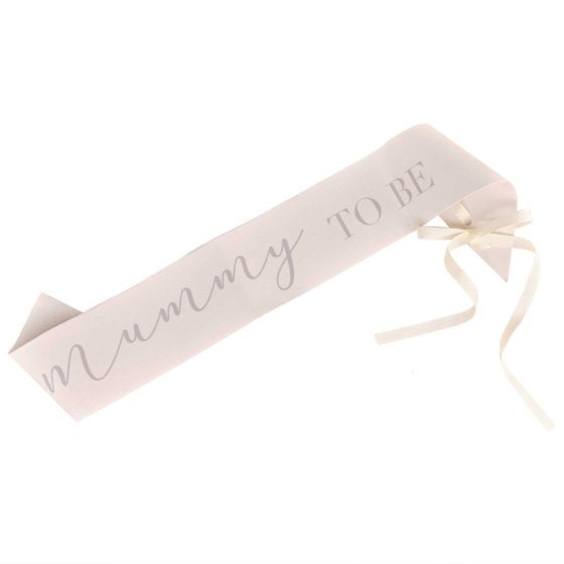Mummy to be sash - Cream