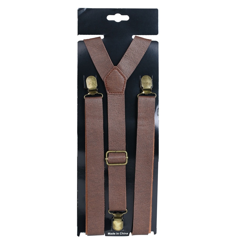 Oktoberfest Leather Suspenders