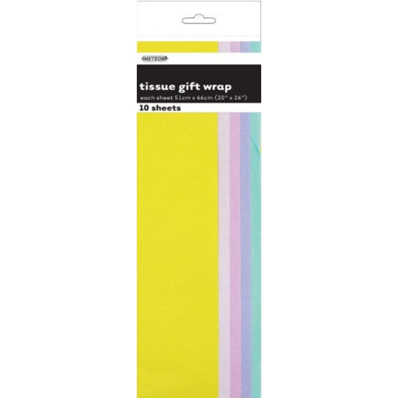 Pastel Assorted Tissue Paper | 10 Sheets