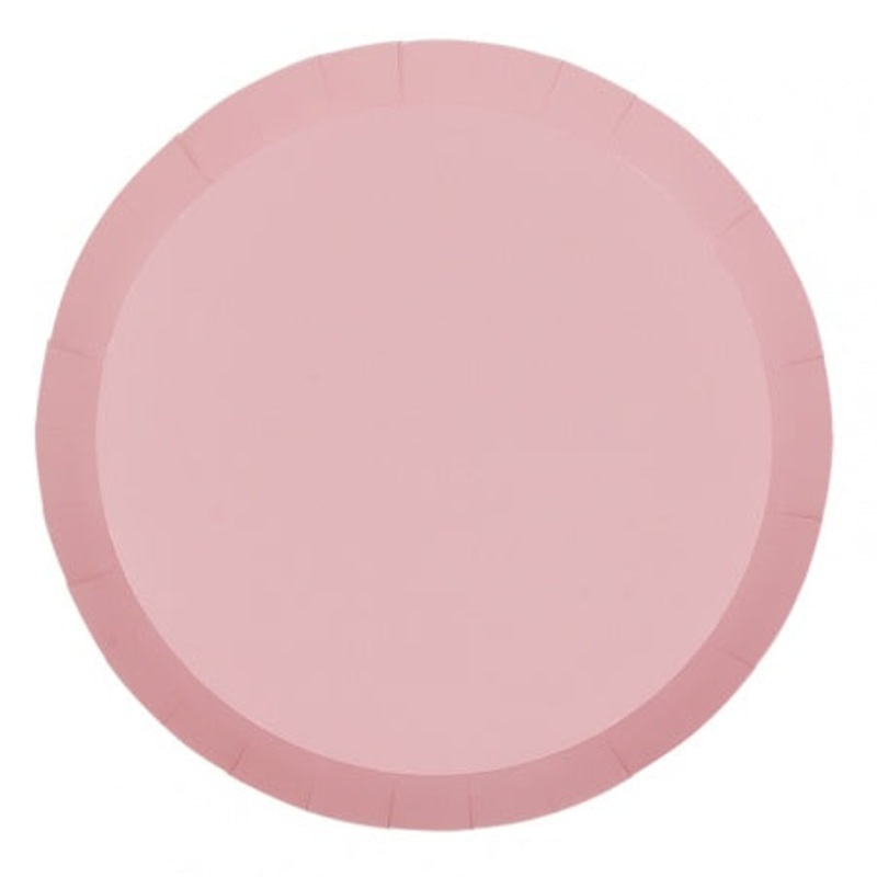 Pastel Pink Paper Dinner Plates | 20pk