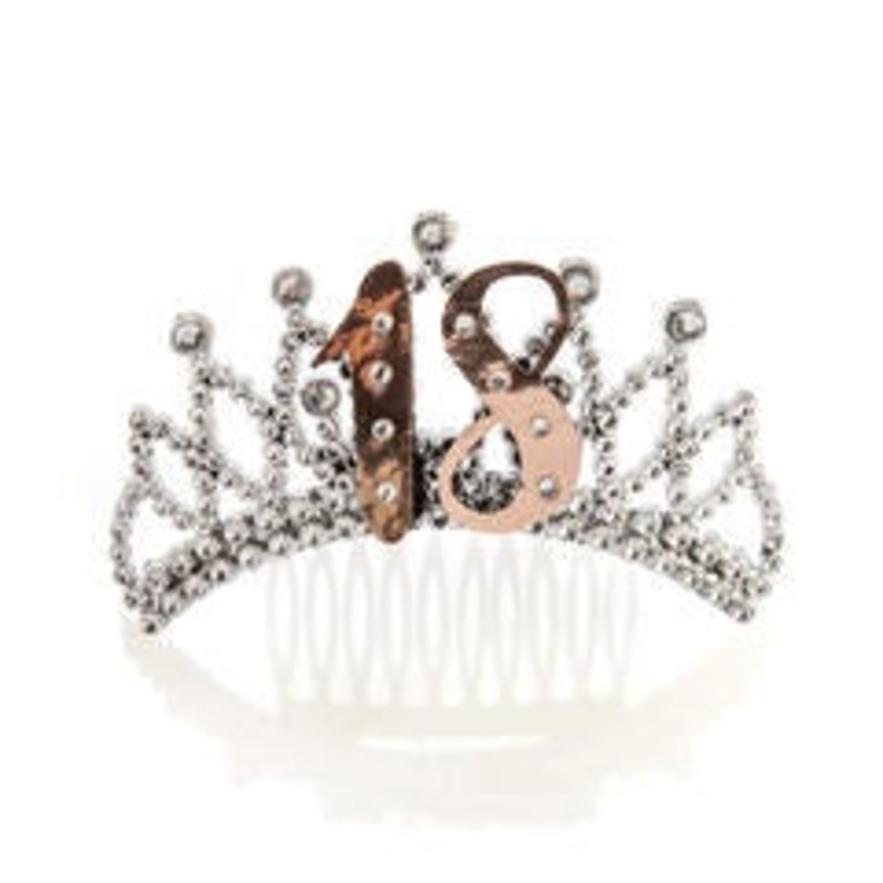 Rose Gold Tiara - 18 Tiara