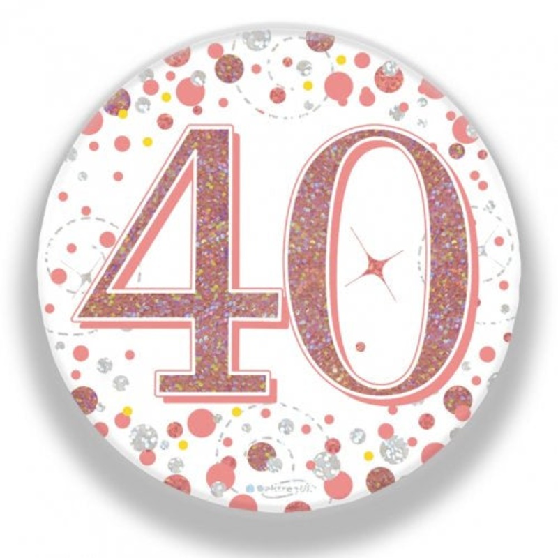 Sparkling Badge Rose Gold | #40