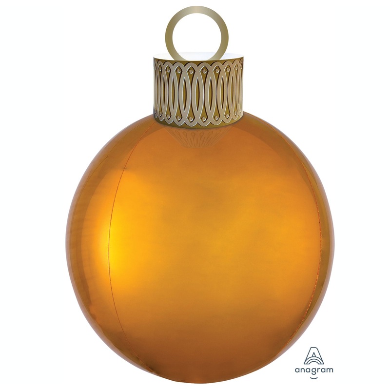 Christmas Balloon Ornament | Gold
