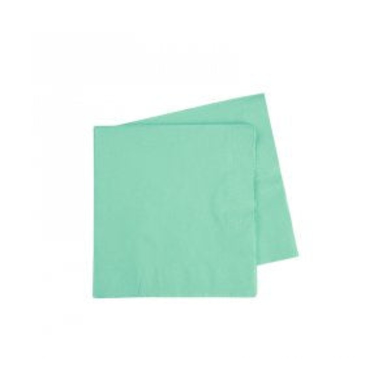 Mint Green Napkins | Cocktail Napkins | Premium Pk40
