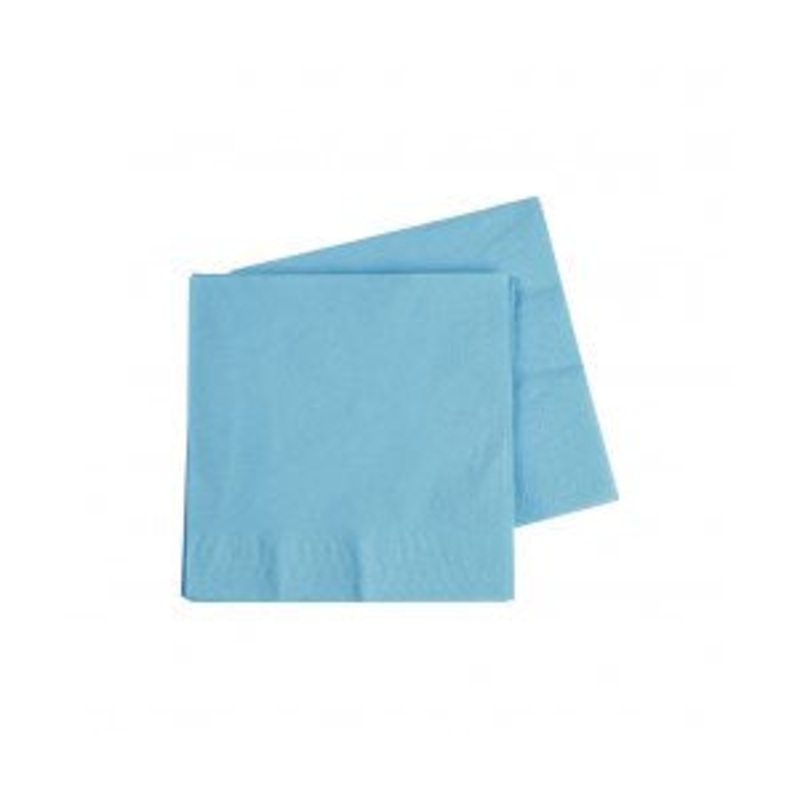 Pale Blue Napkins | Cocktail Napkins | Premium Pk40