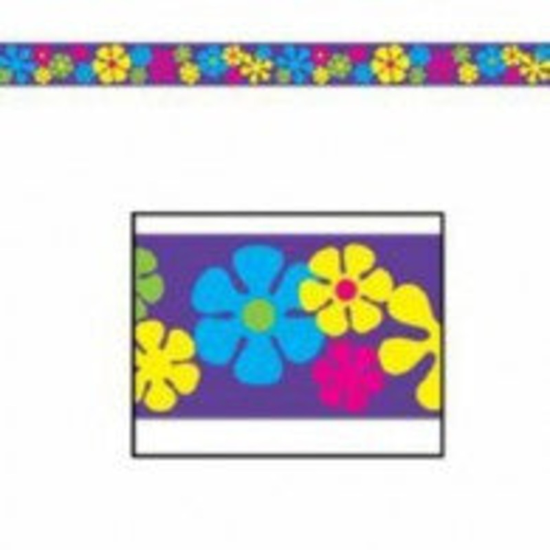 Party Tape Retro Flowers