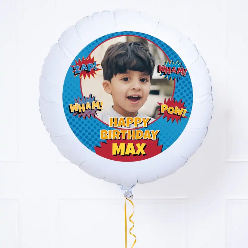 Personalised Photo Balloon  Superhero