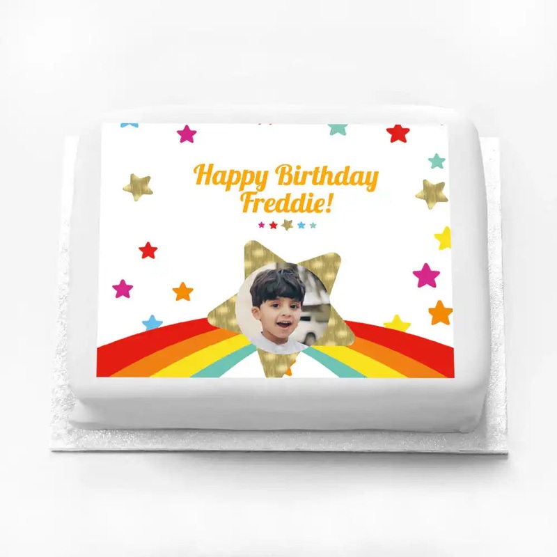 Personalised Photo Cake - Shooting Star