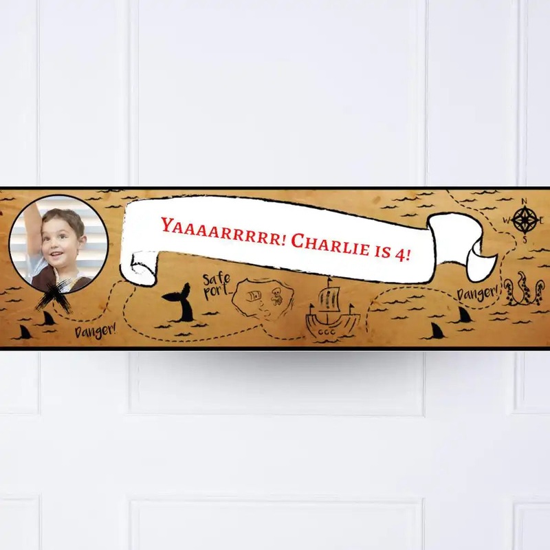 Pirate Party Personalised Party Banner