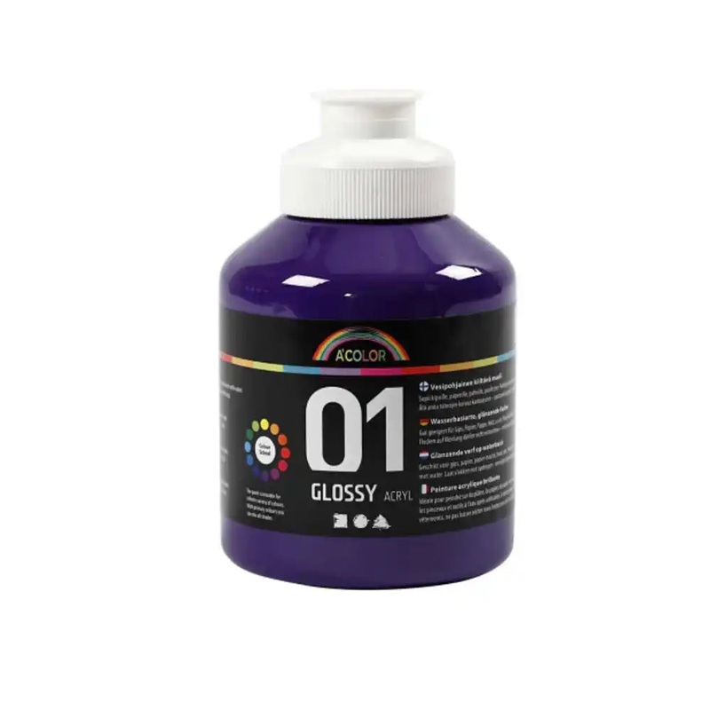 Purple Acrylic Paint (500ml)