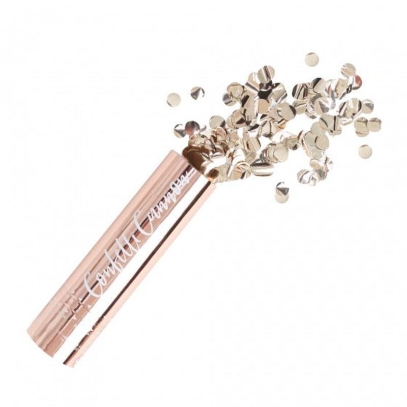 Rose Gold Foil Confetti Cannon