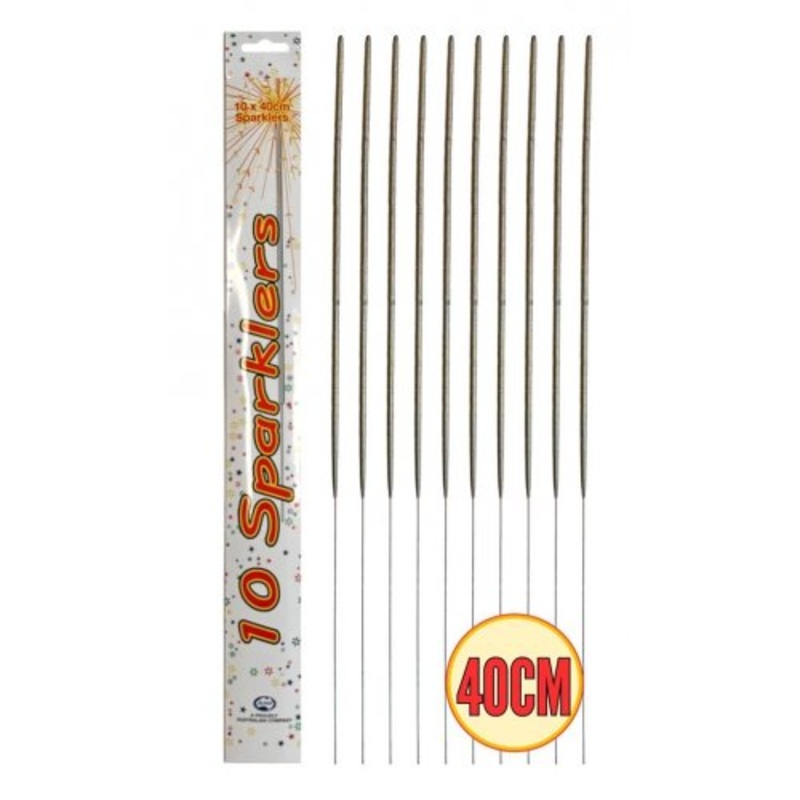 SPARKLERS 40cm Pack 10