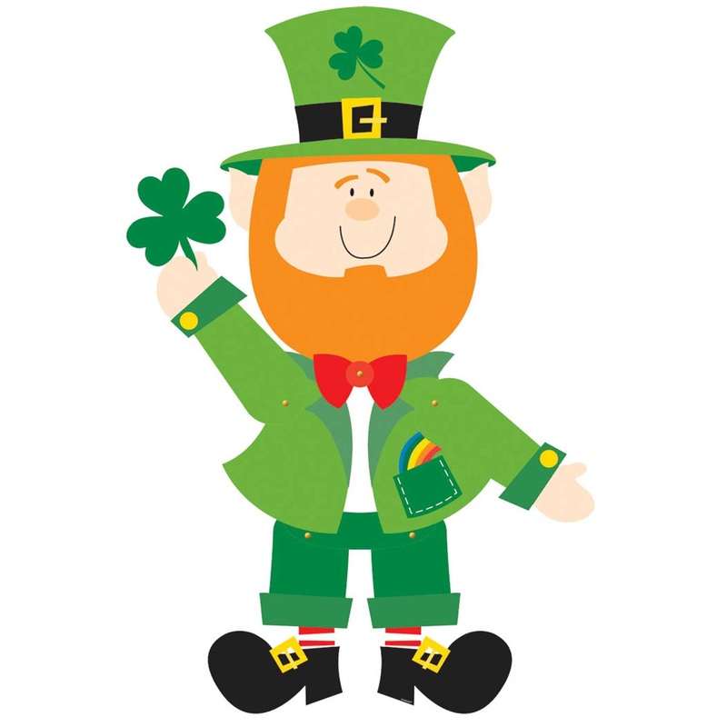 St Patricks Day Leprechaun Cutout 86cm