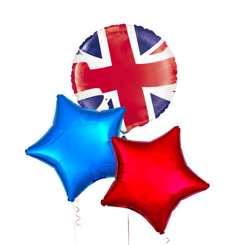 Union Jack Balloon Bundle