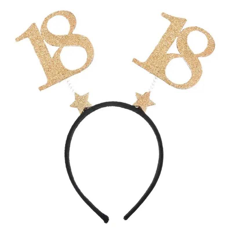 18th Birthday Glitter Sparkle Headband