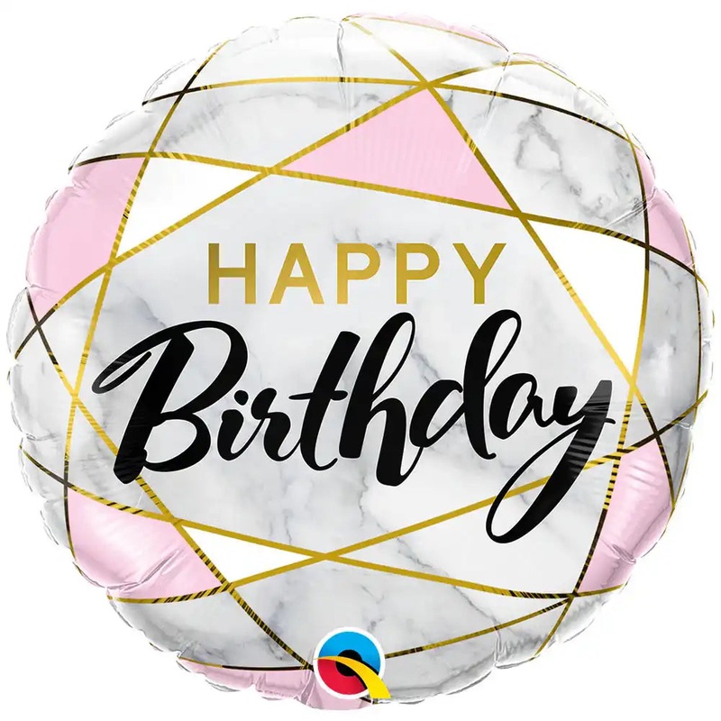 Birthday Marble Rectangles