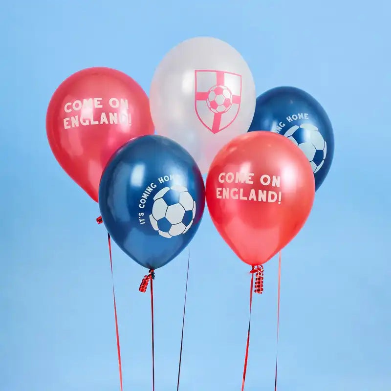 Come on England Latex 12" Balloons (x5)