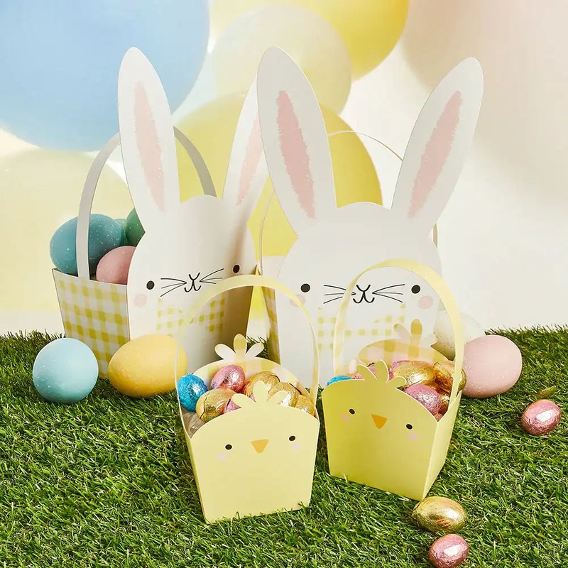 Easter Bunny & Chick Baskets (x5)