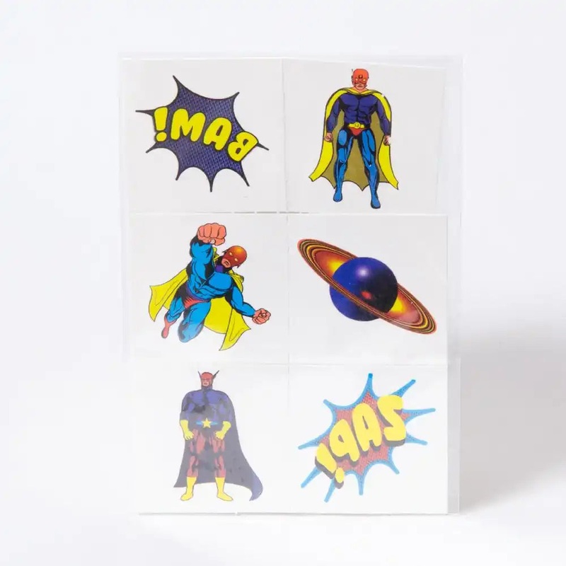 Mini Superhero Tattoos (x12)