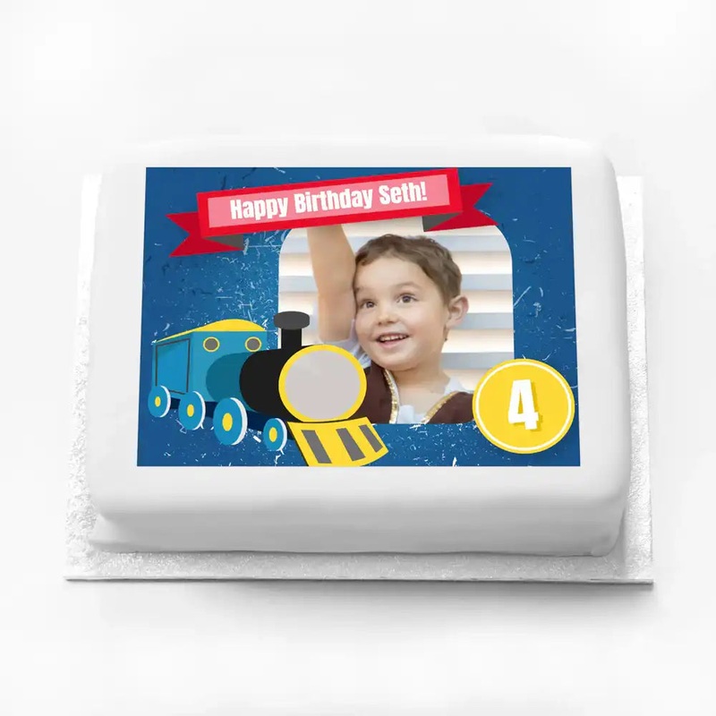 Personalised Photo Cake - Steam Train