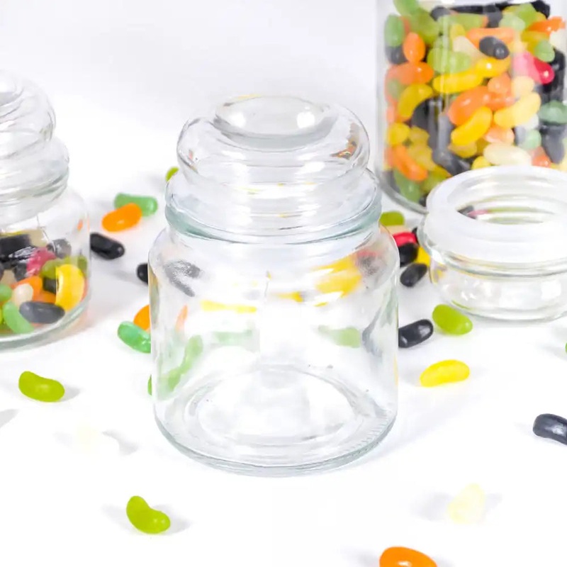 Retro Glass Sweetie Jar Medium