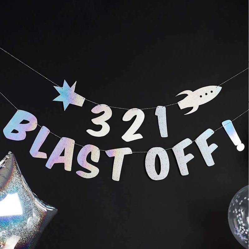 Blast off Party Banner (2m)