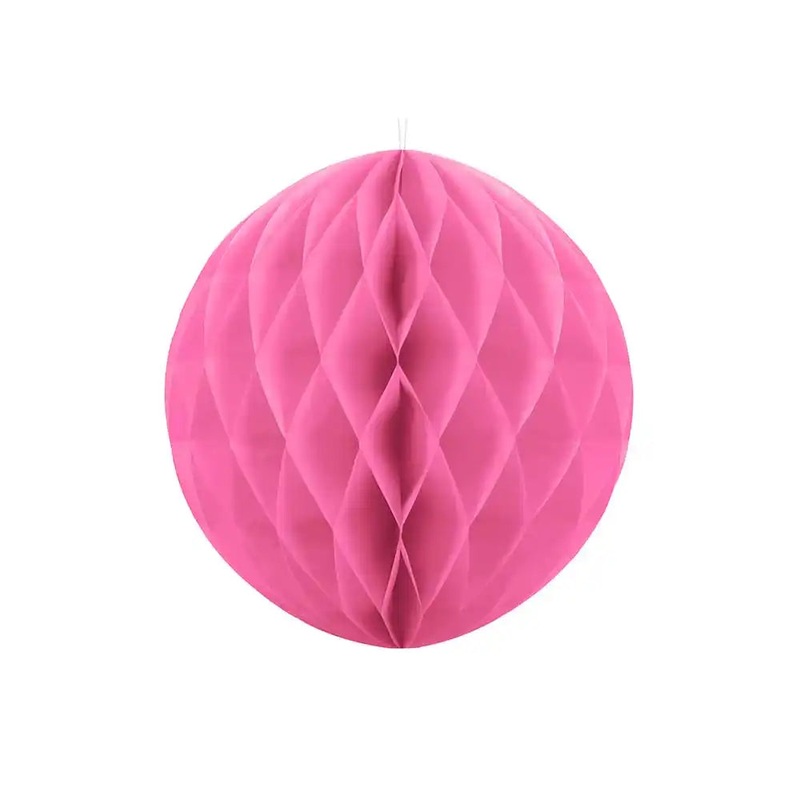 Honeycomb Paper Ball (30cm) - Pink