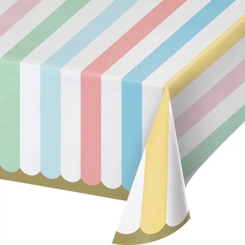 Pastel Paper Table Cover