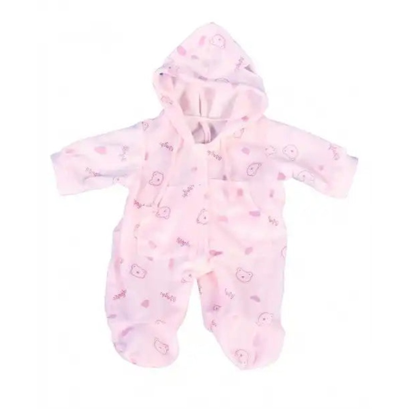 Pink Baby Onesie Teddy Bear Outfit