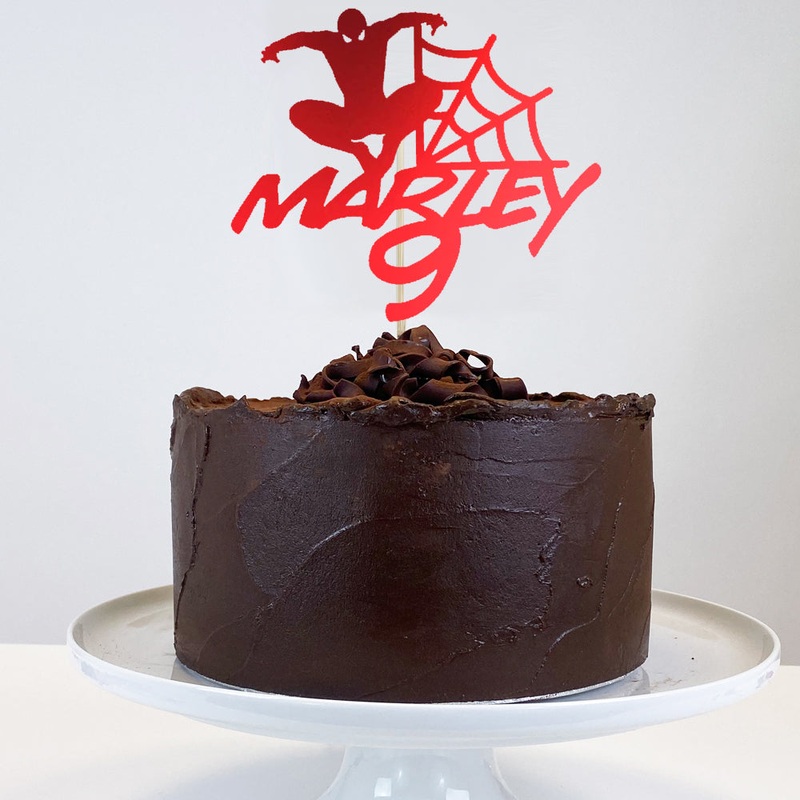 Personalised Superhero Cake Topper - Each