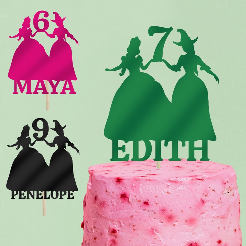 Personalised Witches of Oz Cake Topper - Each