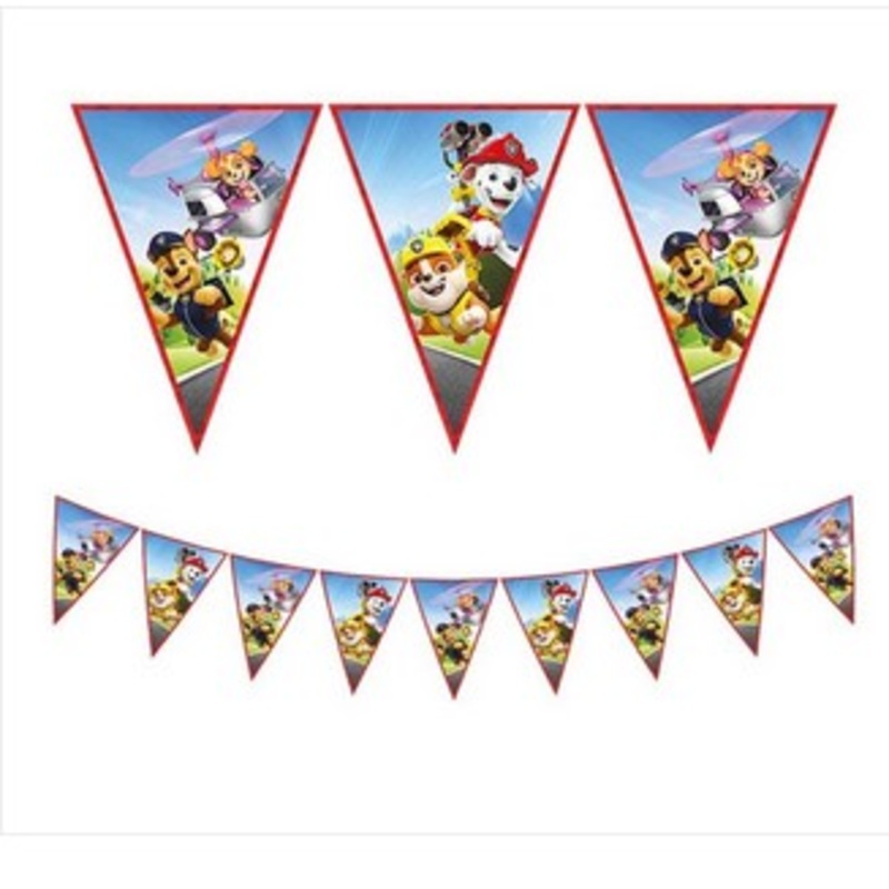 Paw Patrol Paper Flag Bunting - 2.3m