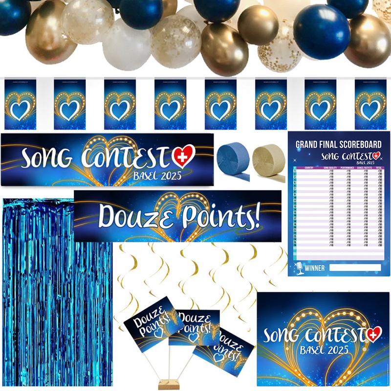 Song Contest Basel 2025 Decoration Pack