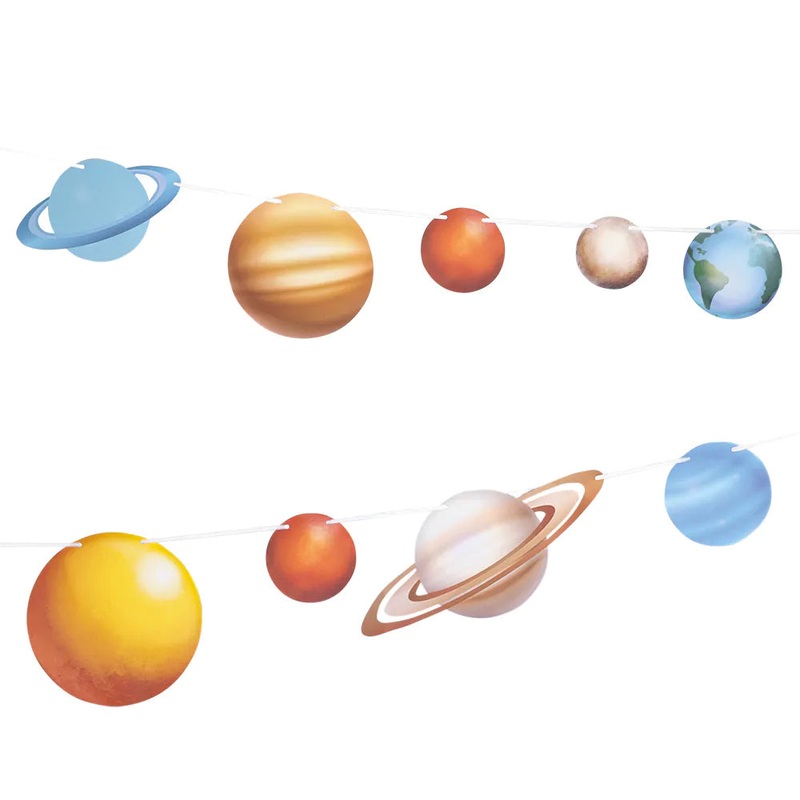 Space Planets Solar System Garland - 2.5m
