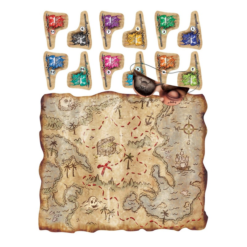 Treasure Map Pirate Party Game