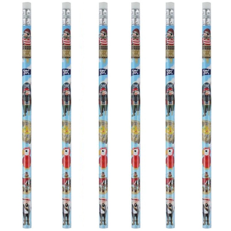 Pirate Pencils - Pack of 6