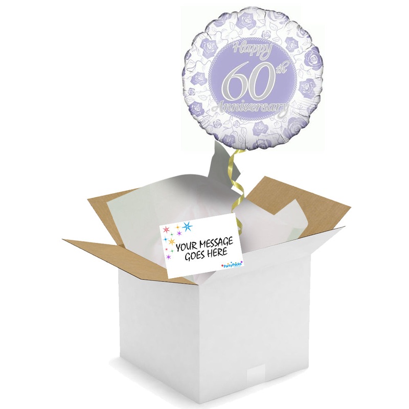 Send A Balloon - 60th Anniversary 18"