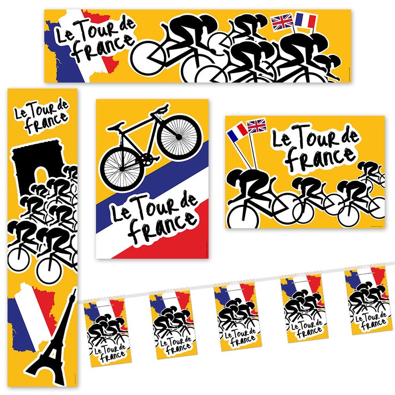 Tour de France Paper Decoration Pack