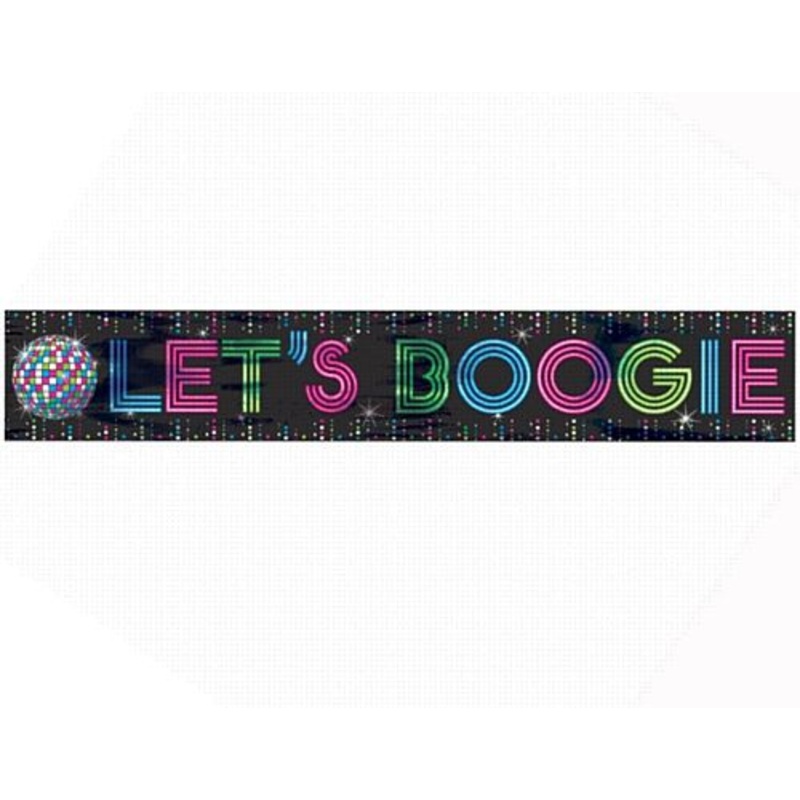 70's Disco Fever Foil Banner - 7.6m