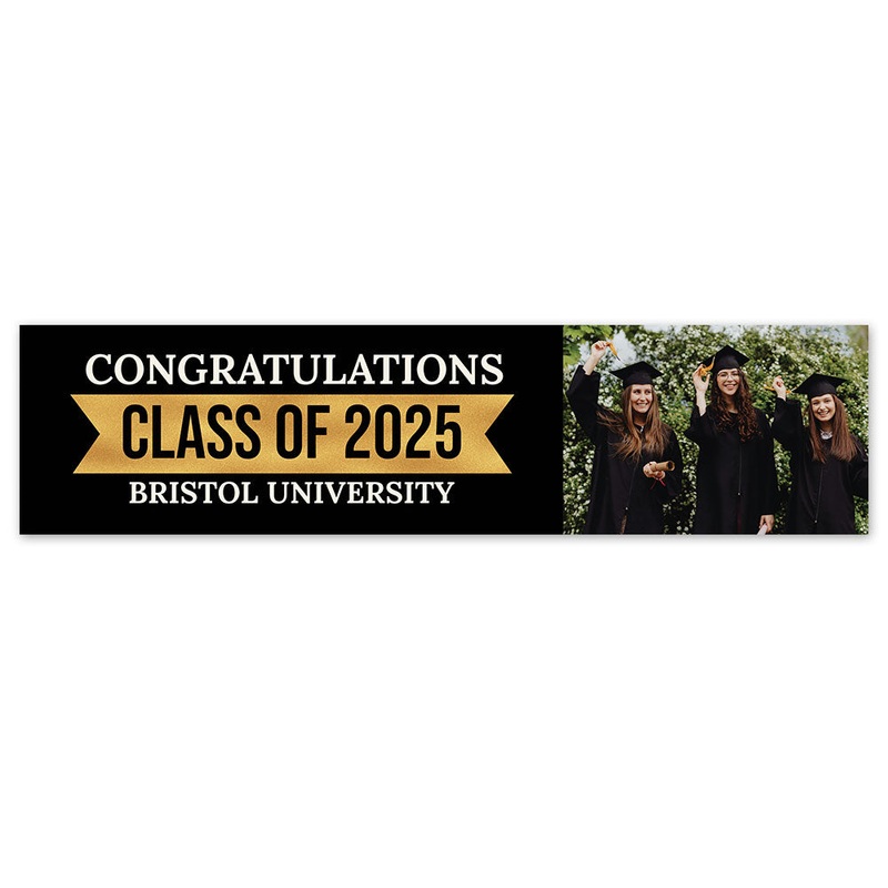Personalised Photo Class of 2025 Banner - 120cm x 30cm