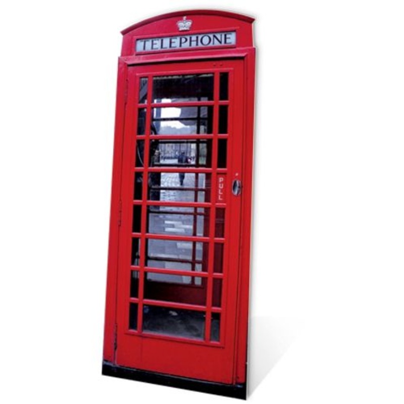 Phone Box Cardboard Cutout