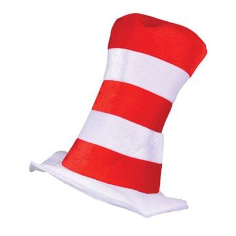 Red & White Striped Children's Top Hat